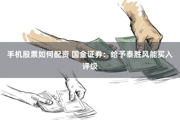手机股票如何配资 国金证券：给予泰胜风能买入评级