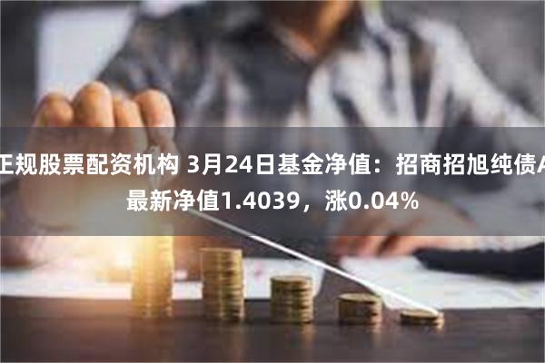 正规股票配资机构 3月24日基金净值：招商招旭纯债A最新净值1.4039，涨0.04%