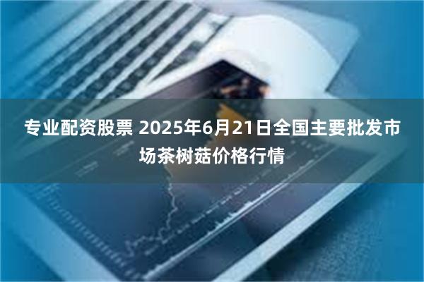 专业配资股票 2025年6月21日全国主要批发市场茶树菇价格行情
