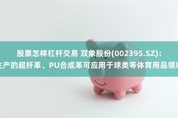 股票怎样杠杆交易 双象股份(002395.SZ)：生产的超纤革、PU合成革可应用于球类等体育用品领域