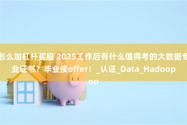 怎么加杠杆买股 2025工作后有什么值得考的大数据专业证书？毕业接offer！_认证_Data_Hadoop