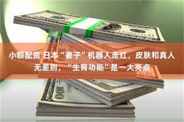 小额配资 日本“妻子”机器人走红，皮肤和真人无差别，“生育功能”是一大亮点